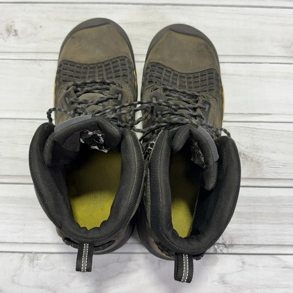 KEEN Troy Work Boots Men 11.5 Gray Waterproof Composite Toe Heavy Duty Utility